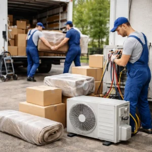 نقل مكيفات اثناء نقل العفش