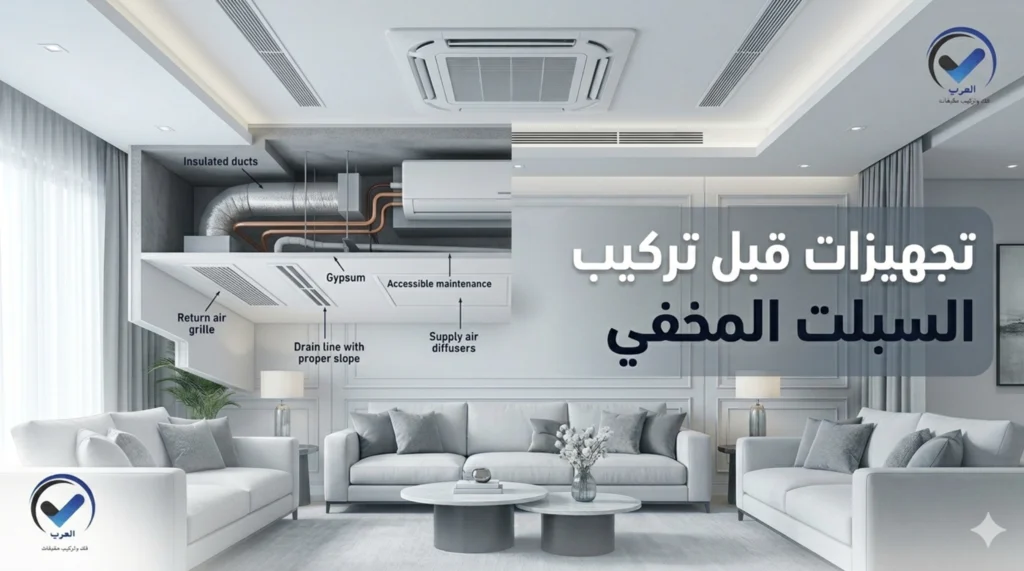 طريقة تركيب مكيفات الدكت